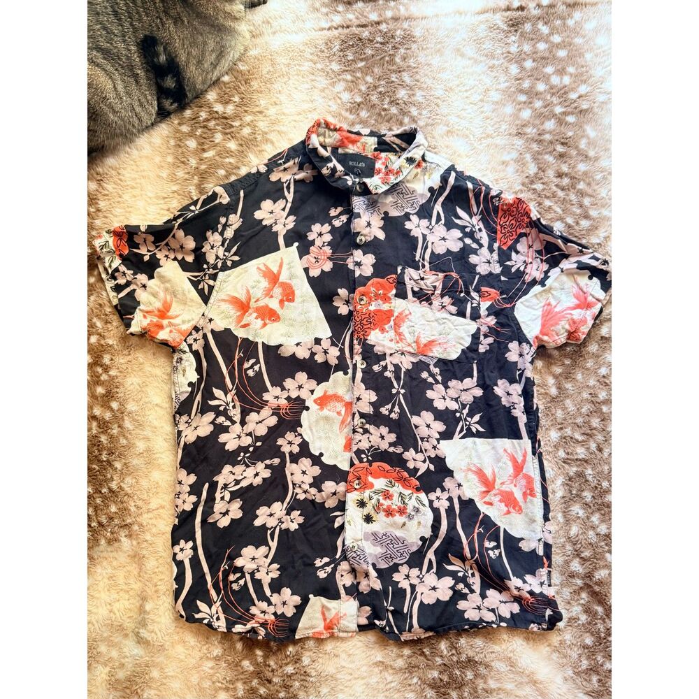 M Mens Rolla's Zara AXIS LA Viscose Silk Artsy Indie Shirt Bundle - Picture 7 of 7